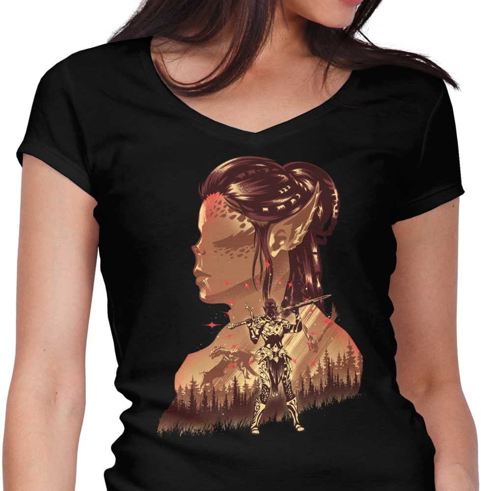The Astral Blade Women's V-Neck - Adult & Kids T-Shirts, Sweatshirts & Hoodies apparel design preview 1
