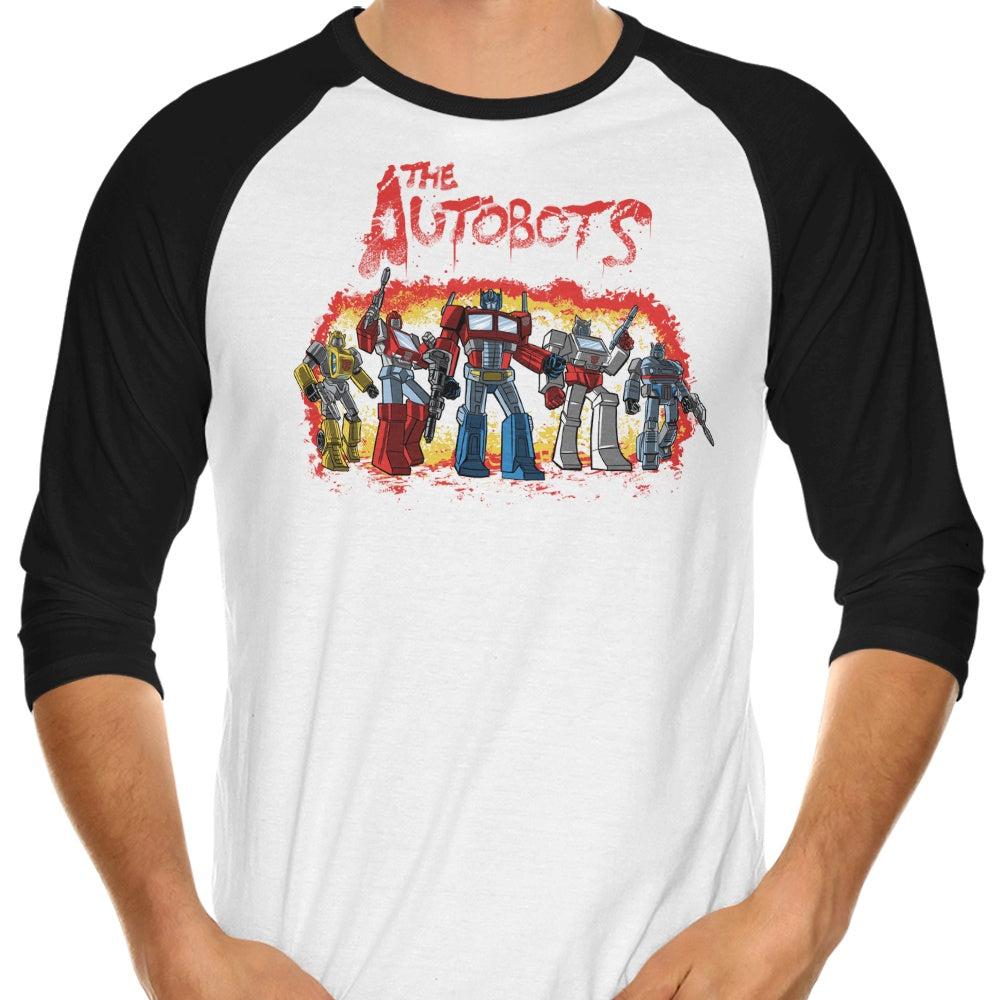The Autobots 3/4 Sleeve Raglan - Adult & Kids T-Shirts, Sweatshirts & Hoodies apparel design preview 1