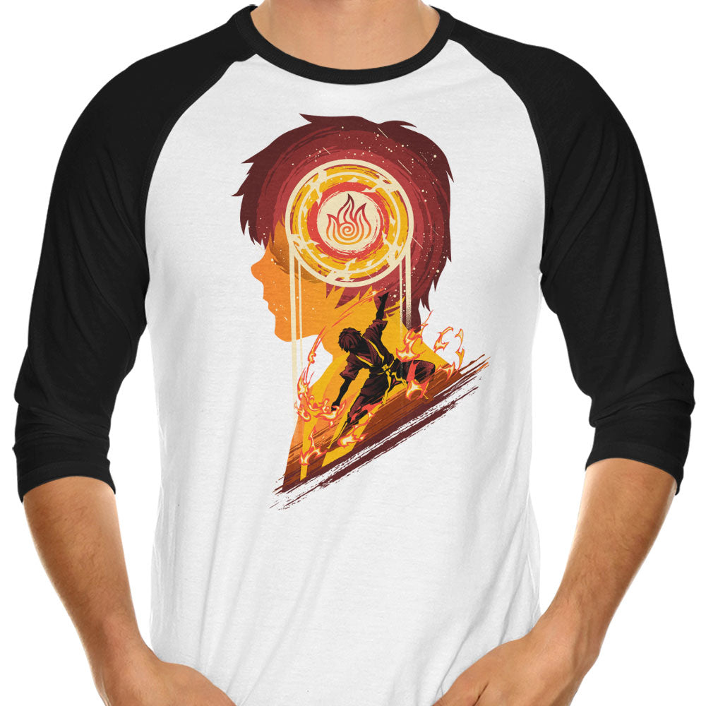The Banished Prince 3/4 Sleeve Raglan - Adult & Kids T-Shirts, Sweatshirts & Hoodies apparel design preview 1