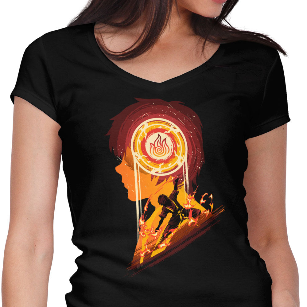 The Banished Prince Women's V-Neck - Adult & Kids T-Shirts, Sweatshirts & Hoodies apparel design preview 1