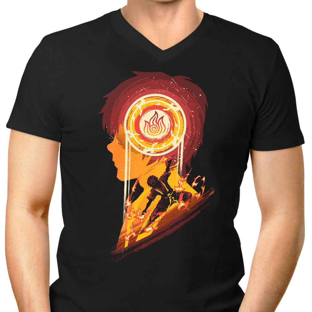 The Banished Prince Men's V-Neck - Adult & Kids T-Shirts, Sweatshirts & Hoodies apparel design preview 1