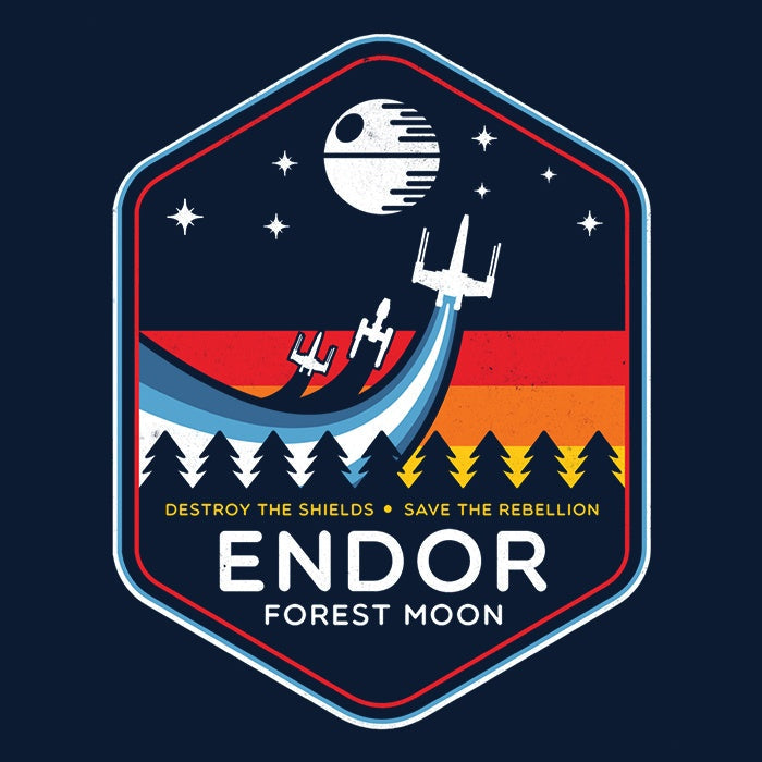 The Battle of Endor - Adult & Kids T-Shirts, Sweatshirts & Hoodies apparel design preview 2