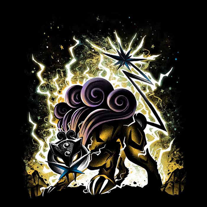 The Beast of Crashing Thunder - Adult & Kids T-Shirts, Sweatshirts & Hoodies apparel design preview 2