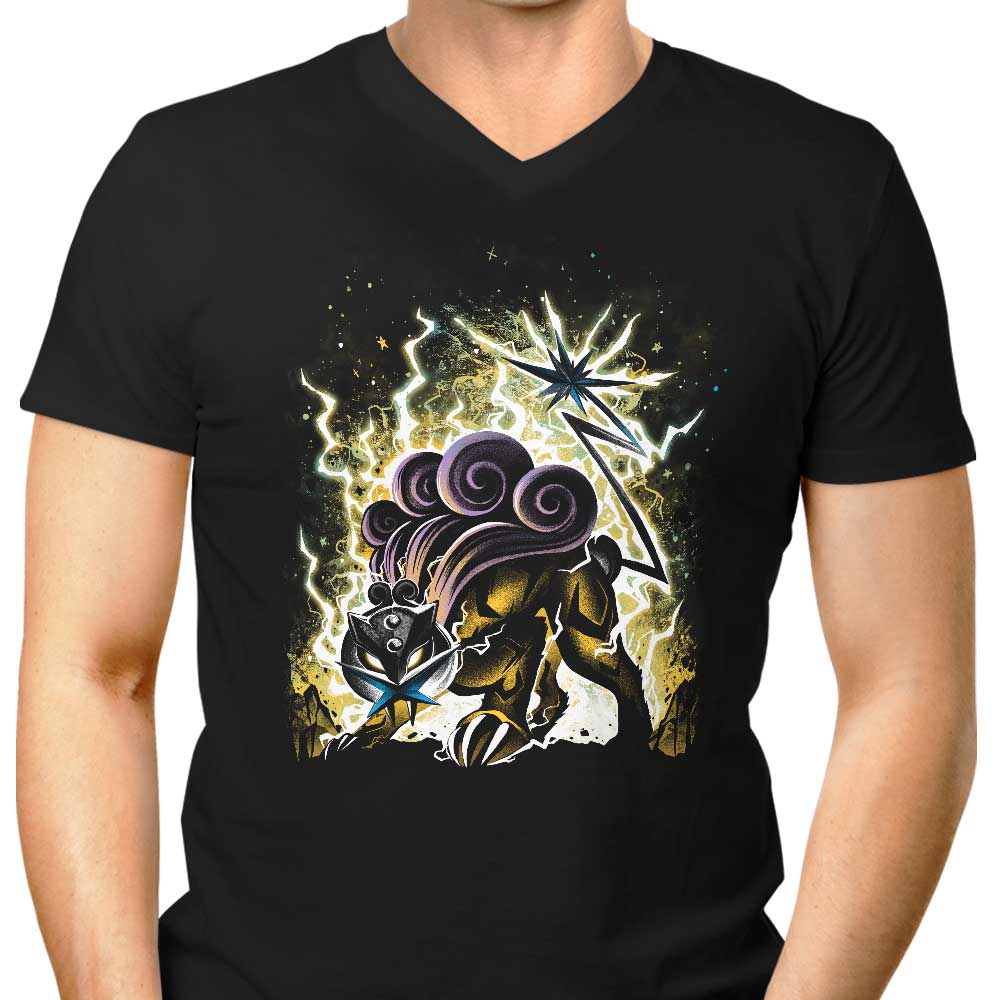 The Beast of Crashing Thunder Men's V-Neck - Adult & Kids T-Shirts, Sweatshirts & Hoodies apparel design preview 1