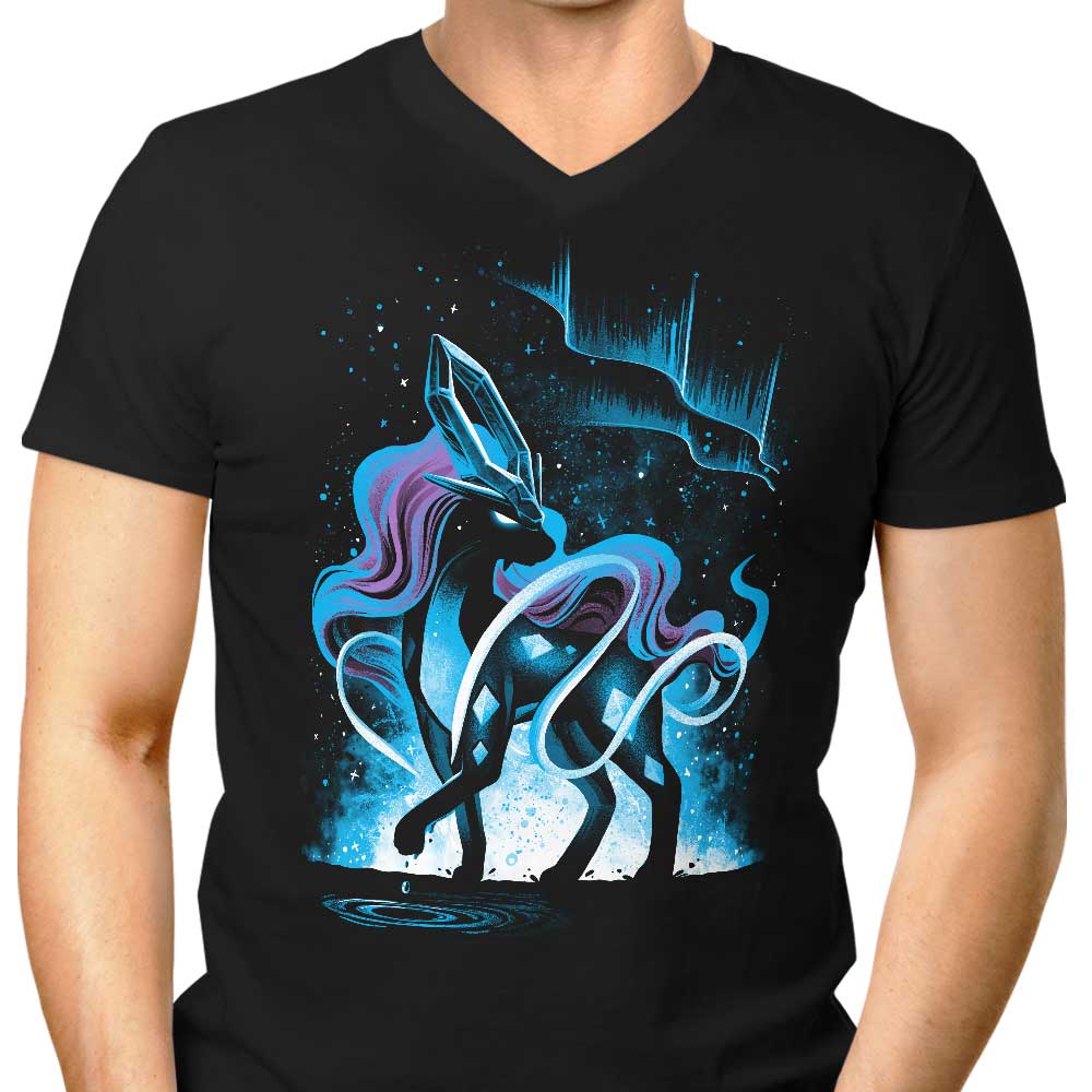 The Beast of Pure Crystal Men's V-Neck - Adult & Kids T-Shirts, Sweatshirts & Hoodies apparel design preview 1