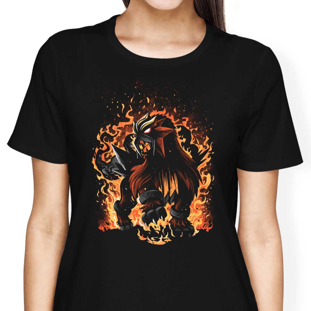 The Beast of Roaring Flames Women's Apparel - Adult & Kids T-Shirts, Sweatshirts & Hoodies apparel design preview 1