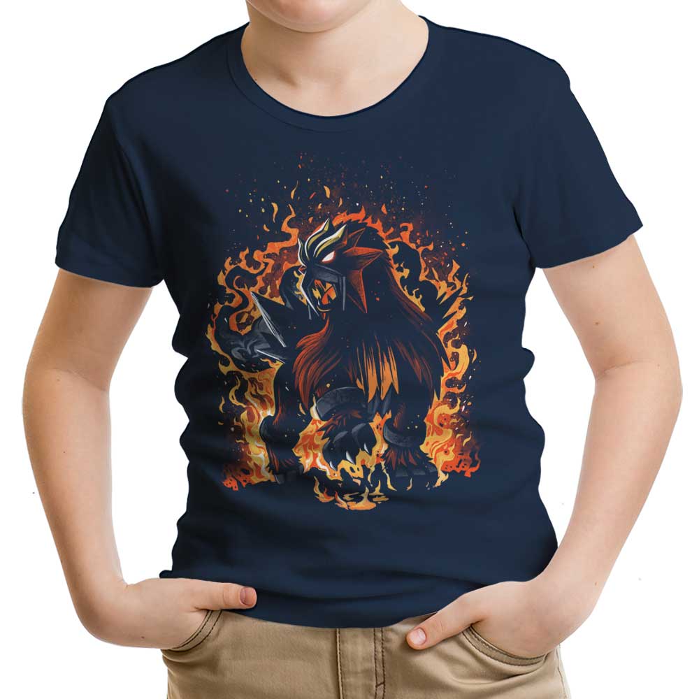 The Beast of Roaring Flames Youth Apparel - Adult & Kids T-Shirts, Sweatshirts & Hoodies apparel design preview 2