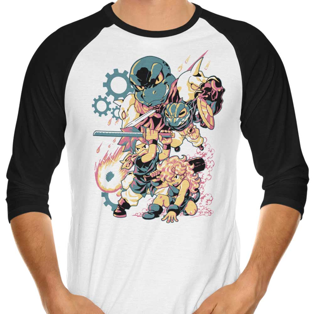 The Beginning of End 3/4 Sleeve Raglan - Adult & Kids T-Shirts, Sweatshirts & Hoodies apparel design preview 1