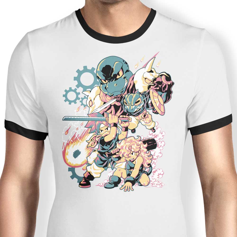 The Beginning of End Ringer - Adult & Kids T-Shirts, Sweatshirts & Hoodies apparel design preview 1