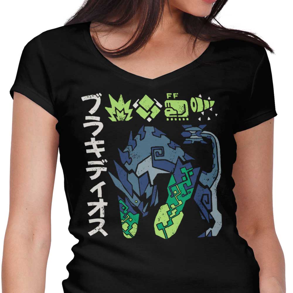 The Biohazard Women's V-Neck - Adult & Kids T-Shirts, Sweatshirts & Hoodies apparel design preview 1