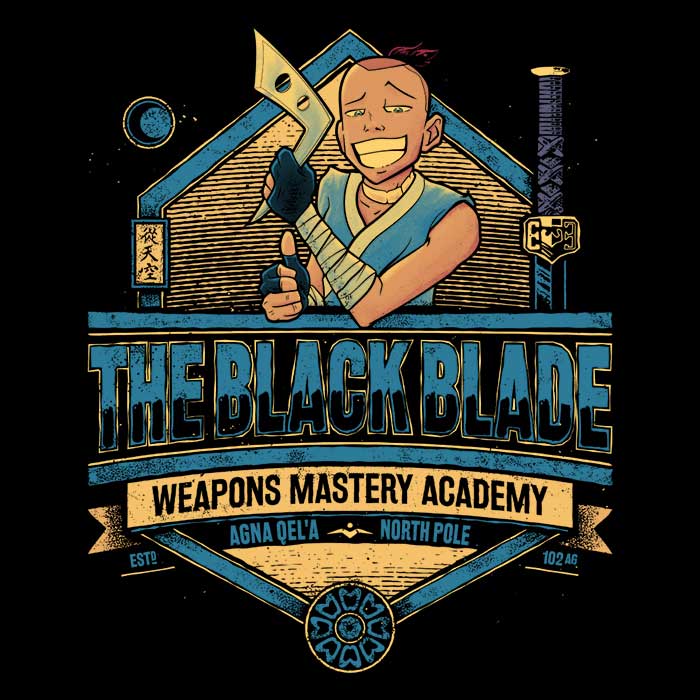 The Black Blade Men's Apparel - Adult & Kids T-Shirts, Sweatshirts & Hoodies apparel design preview 2