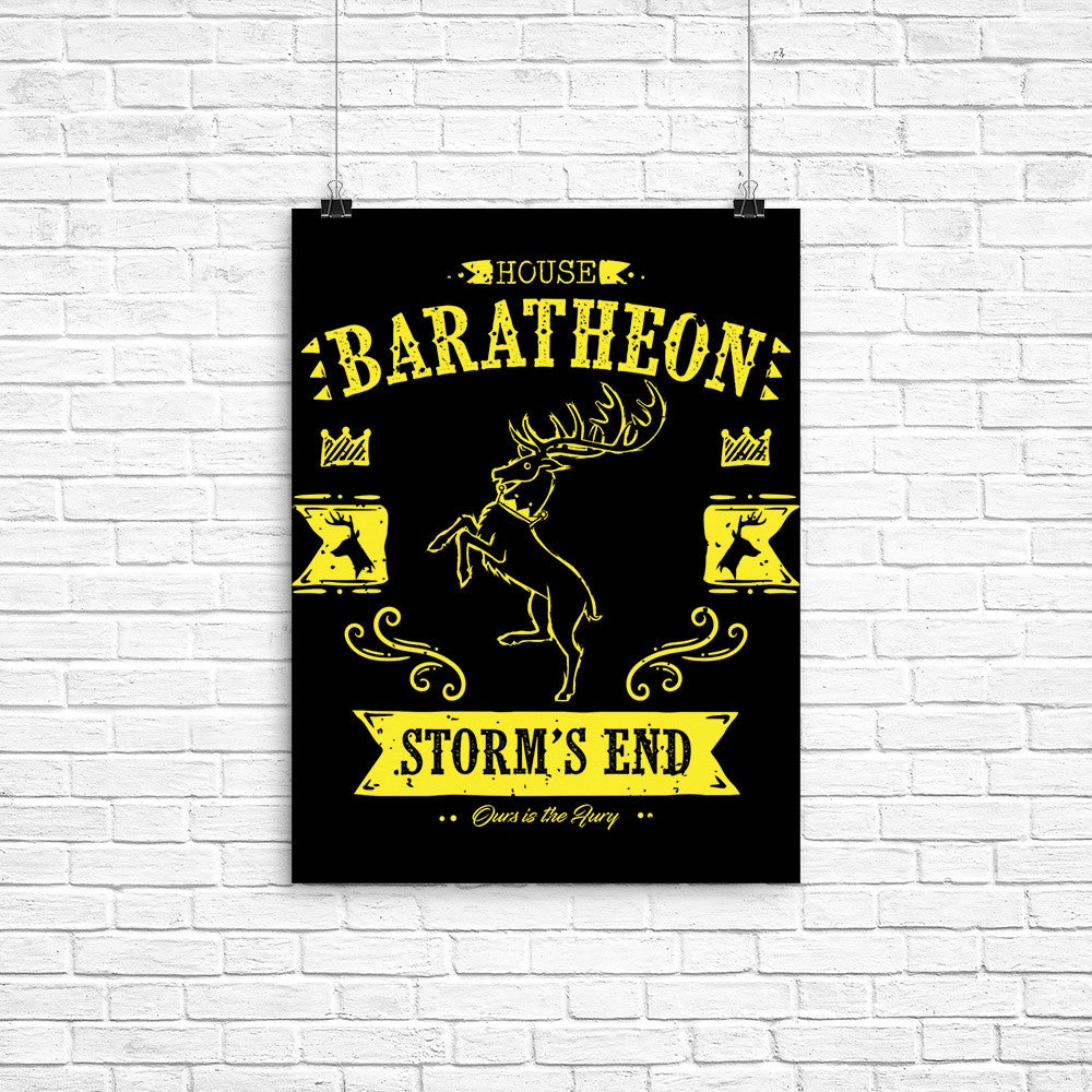 The Black Stag Poster - Adult & Kids T-Shirts, Sweatshirts & Hoodies apparel design preview 1