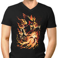 The Blaze Kick Men's V-Neck - Adult & Kids T-Shirts, Sweatshirts & Hoodies apparel design preview 1