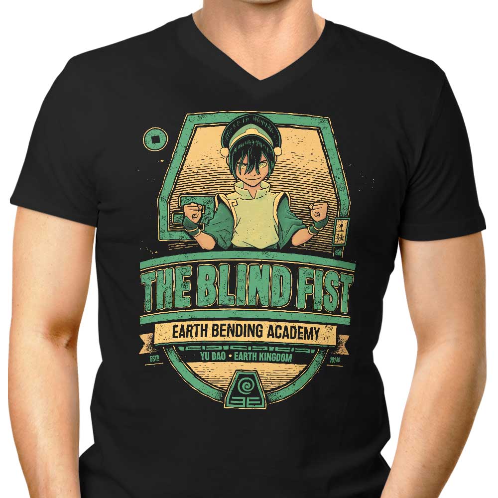 The Blind Fist Men's V-Neck - Adult & Kids T-Shirts, Sweatshirts & Hoodies apparel design preview 1