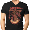 The Blood Wyrm Men's V-Neck - Adult & Kids T-Shirts, Sweatshirts & Hoodies apparel design preview 1