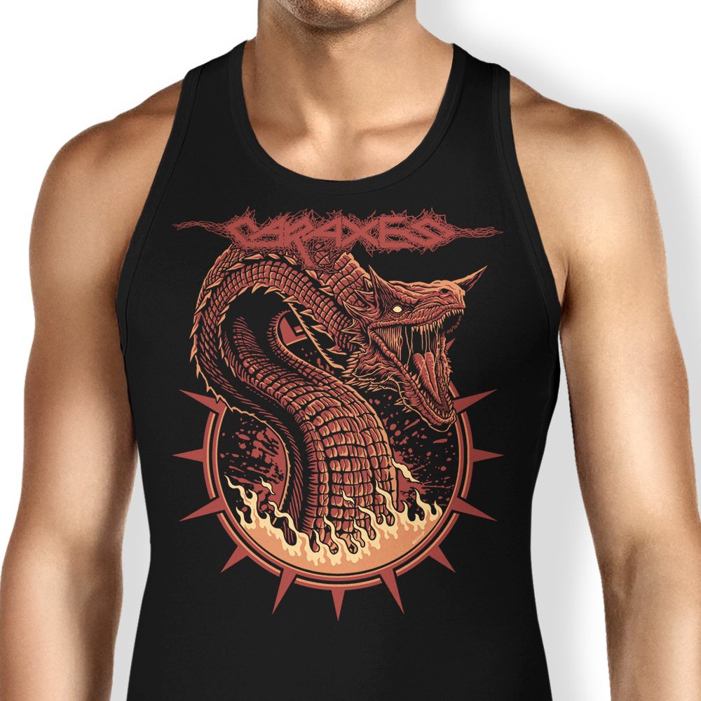 The Blood Wyrm Tank Top - Adult & Kids T-Shirts, Sweatshirts & Hoodies apparel design preview 1