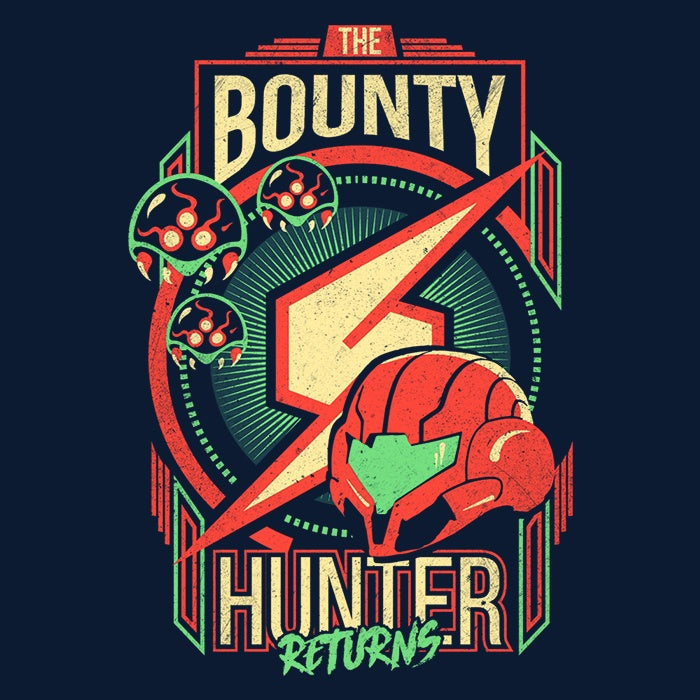 The Bounty Hunter Returns - Adult & Kids T-Shirts, Sweatshirts & Hoodies apparel design preview 2