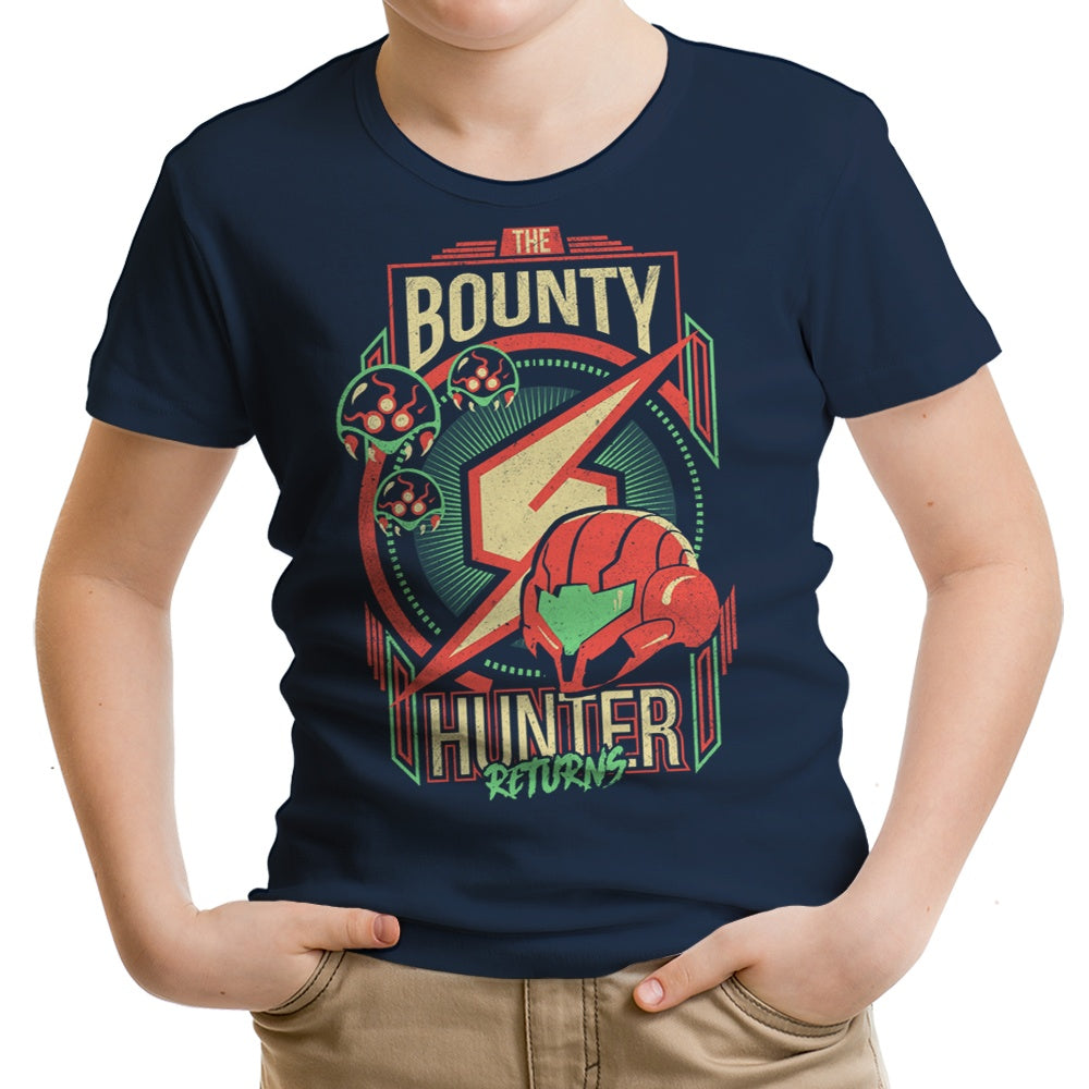 The Bounty Hunter Returns Youth Apparel - Adult & Kids T-Shirts, Sweatshirts & Hoodies apparel design preview 1