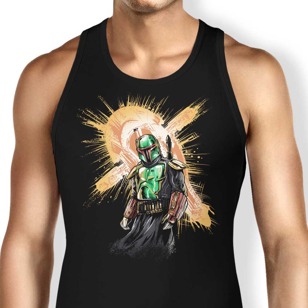The Bounty Hunter Rises Tank Top - Adult & Kids T-Shirts, Sweatshirts & Hoodies apparel design preview 1