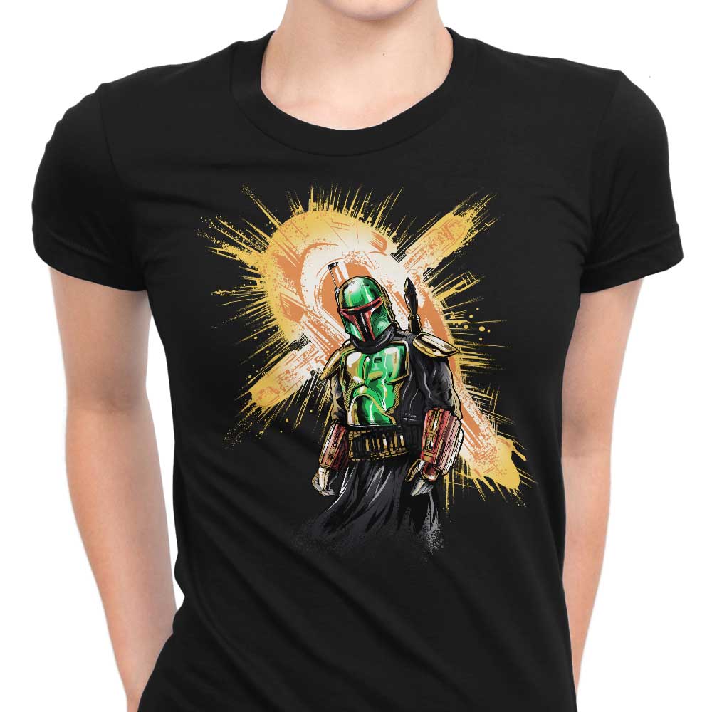 The Bounty Hunter Rises Women's Apparel - Adult & Kids T-Shirts, Sweatshirts & Hoodies apparel design preview 1
