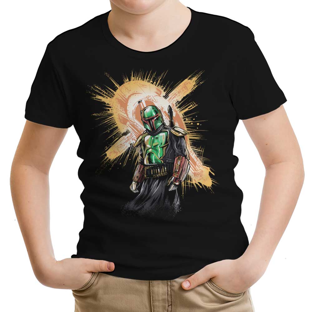 The Bounty Hunter Rises Youth Apparel - Adult & Kids T-Shirts, Sweatshirts & Hoodies apparel design preview 1