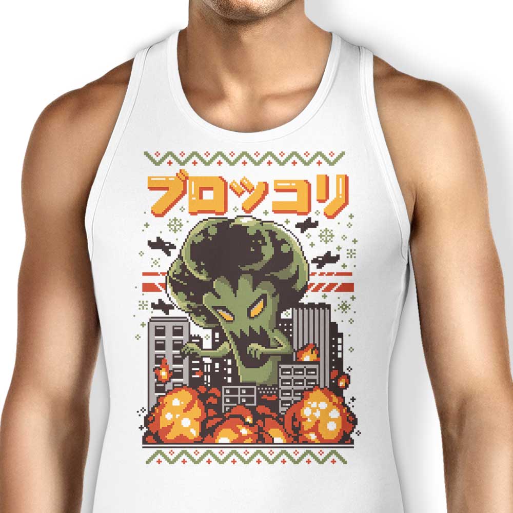 The Broccoli Christmas Tank Top - Adult & Kids T-Shirts, Sweatshirts & Hoodies apparel design preview 1