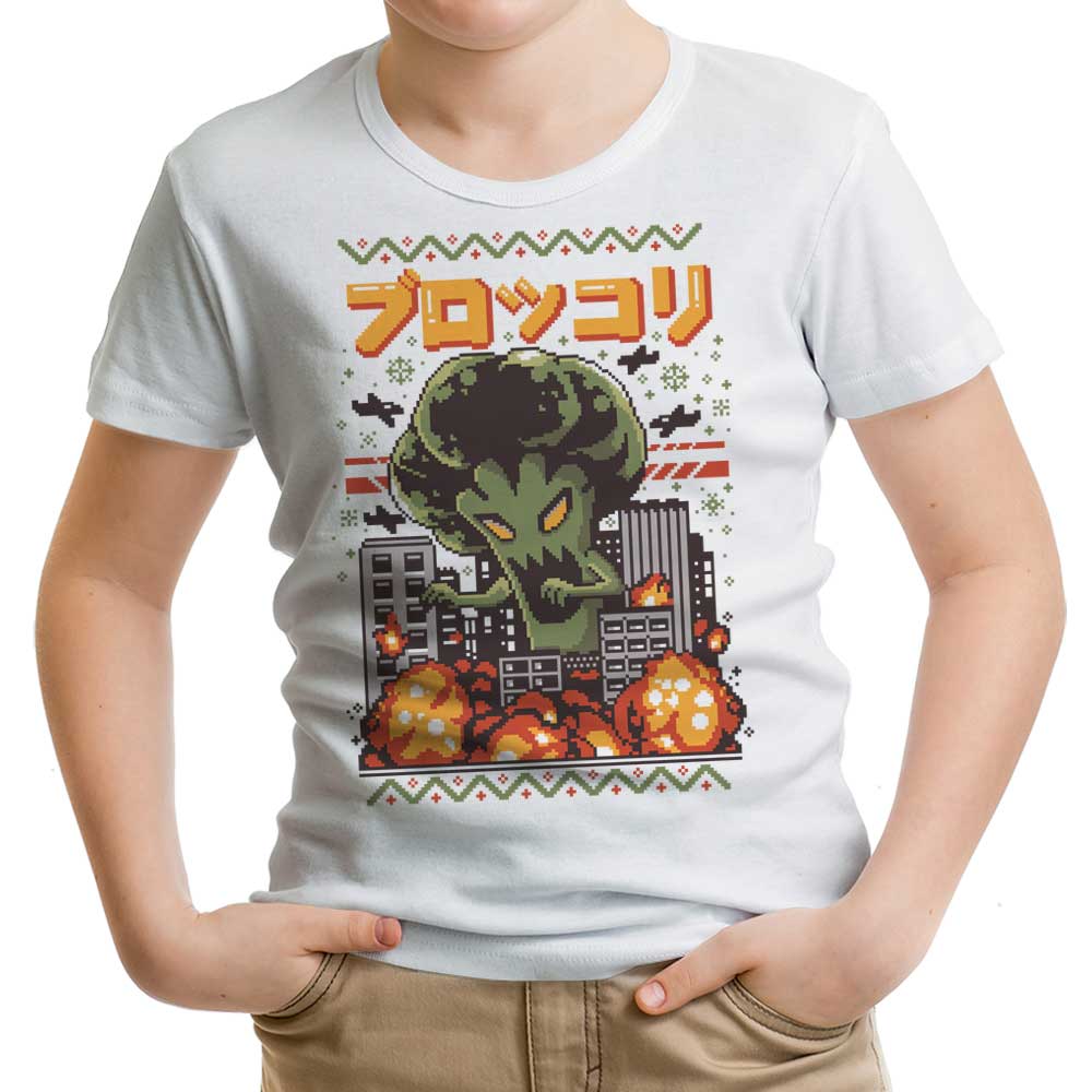 The Broccoli Christmas Youth Apparel - Adult & Kids T-Shirts, Sweatshirts & Hoodies apparel design preview 1
