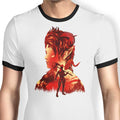 The Burning Spark Ringer - Adult & Kids T-Shirts, Sweatshirts & Hoodies apparel design preview 1