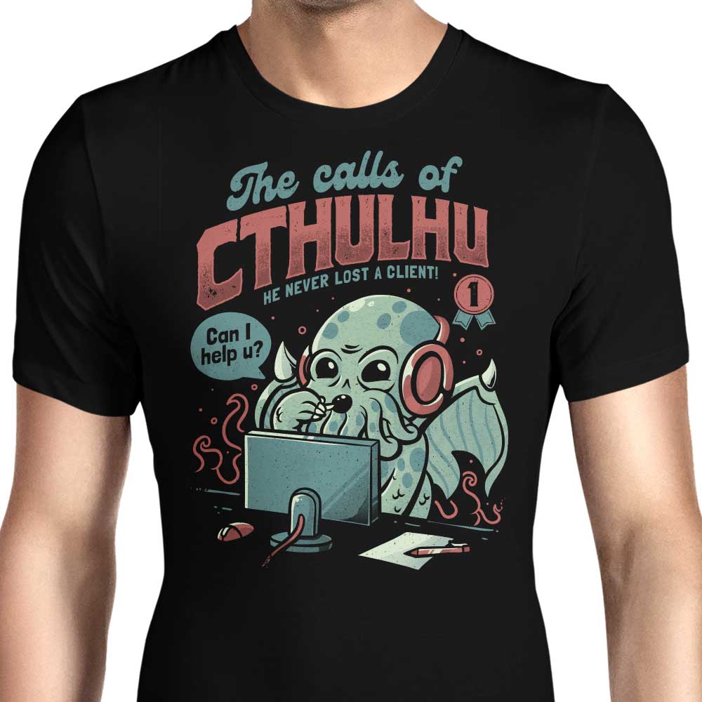 The Calls of Cthulhu Men's Apparel - Adult & Kids T-Shirts, Sweatshirts & Hoodies apparel design preview 1