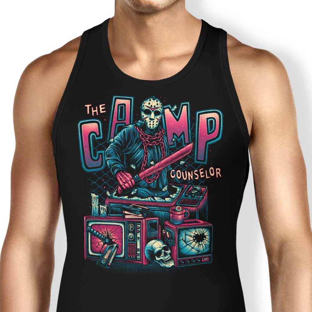 The Camp Counselor Tank Top - Adult & Kids T-Shirts, Sweatshirts & Hoodies apparel design preview 1