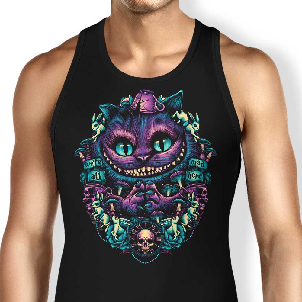 The Cat of Mischief Tank Top - Adult & Kids T-Shirts, Sweatshirts & Hoodies apparel design preview 1