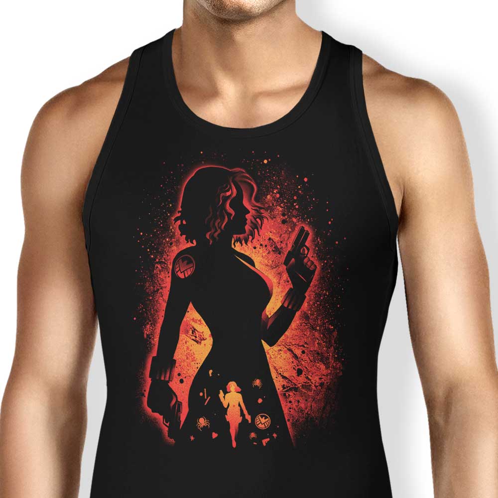 The Charming Black Widow Tank Top - Adult & Kids T-Shirts, Sweatshirts & Hoodies apparel design preview 1