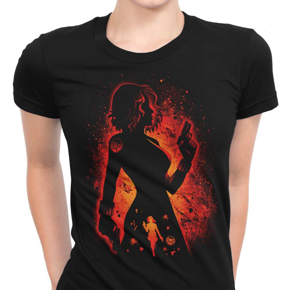 The Charming Black Widow Women's Apparel - Adult & Kids T-Shirts, Sweatshirts & Hoodies apparel design preview 1