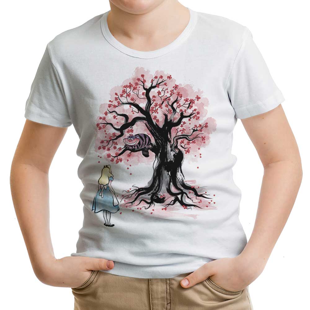 The Cheshire's Tree Sumi-e Youth Apparel - Adult & Kids T-Shirts, Sweatshirts & Hoodies apparel design preview 1