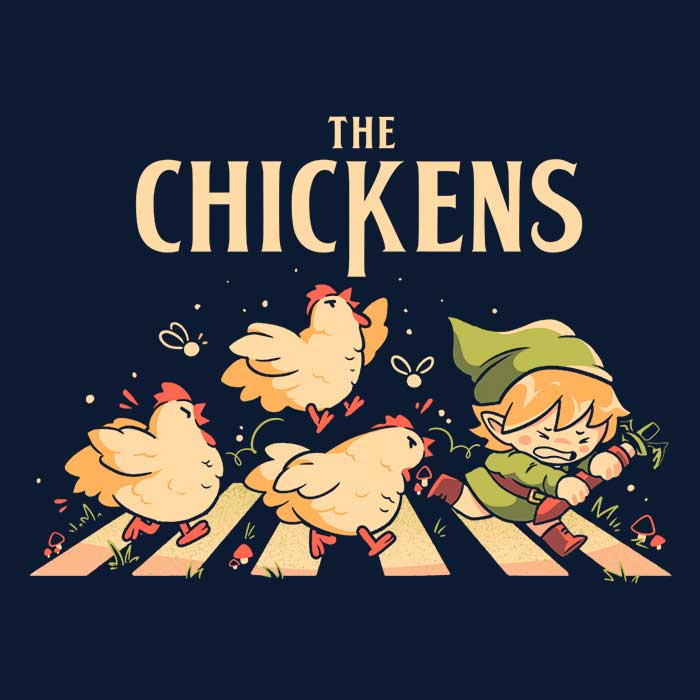 The Chickens Women's V-Neck - Adult & Kids T-Shirts, Sweatshirts & Hoodies apparel design preview 2