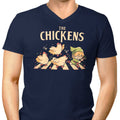 The Chickens Men's V-Neck - Adult & Kids T-Shirts, Sweatshirts & Hoodies apparel design preview 1