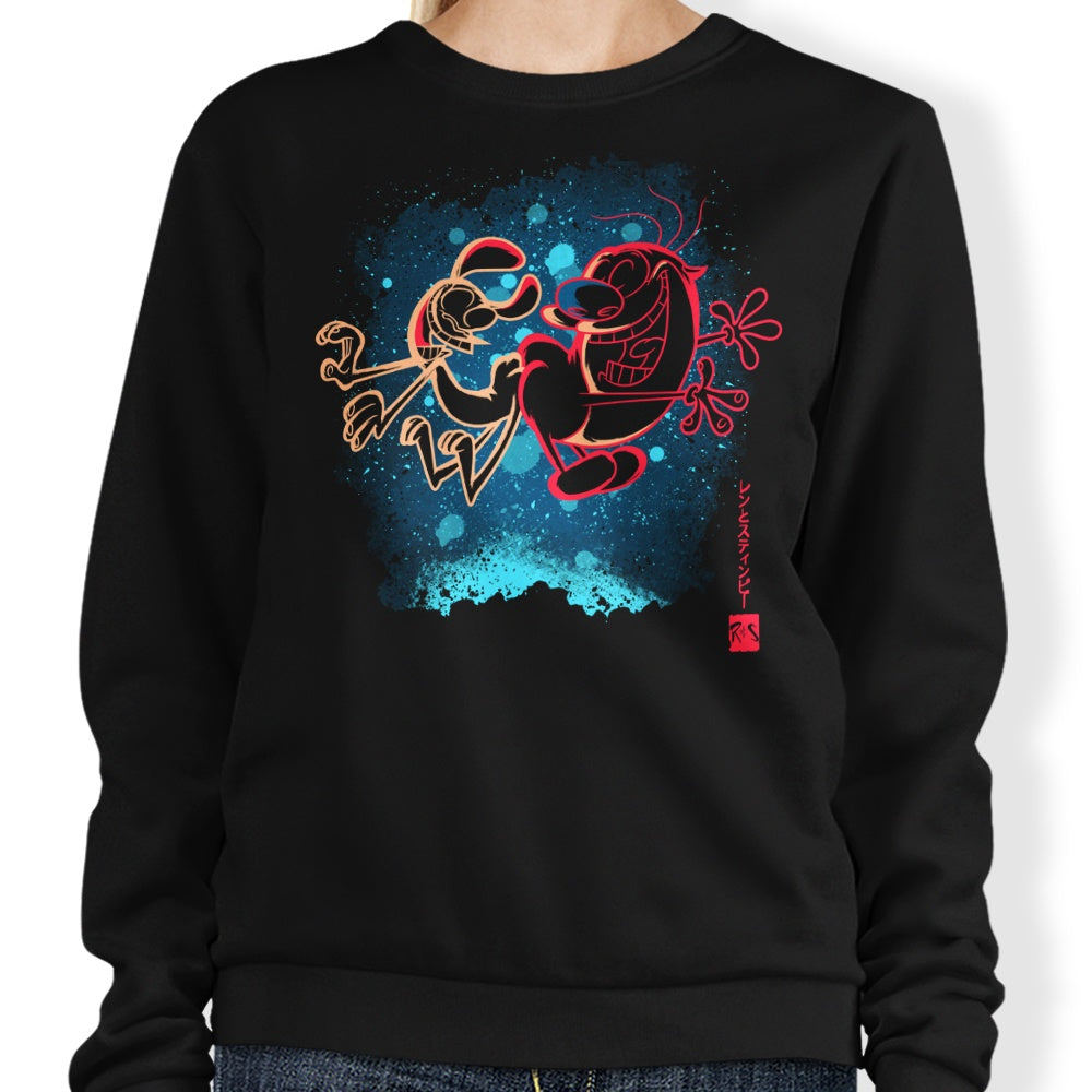 The Chihuahua and Cat - Adult & Kids T-Shirts, Sweatshirts & Hoodies apparel design preview 1