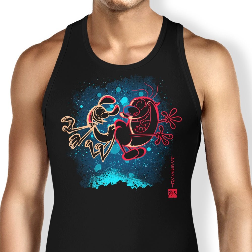 The Chihuahua and Cat Tank Top - Adult & Kids T-Shirts, Sweatshirts & Hoodies apparel design preview 1
