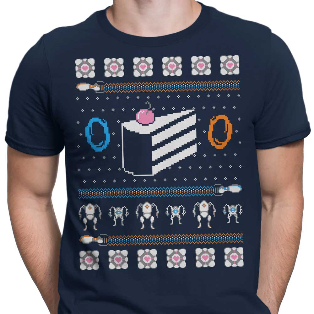 The Christmas Cake is a Lie Men's Apparel - Adult & Kids T-Shirts, Sweatshirts & Hoodies apparel design preview 2