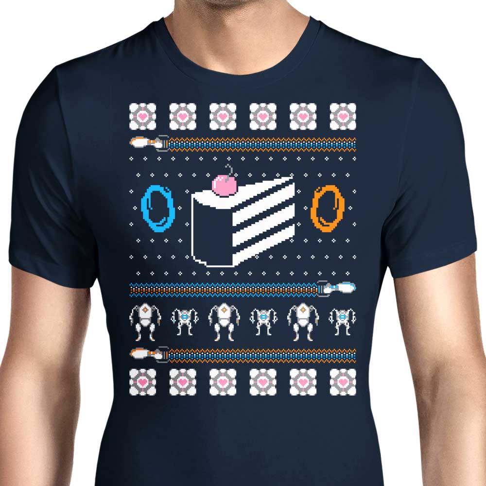 The Christmas Cake is a Lie Men's Apparel - Adult & Kids T-Shirts, Sweatshirts & Hoodies apparel design preview 1