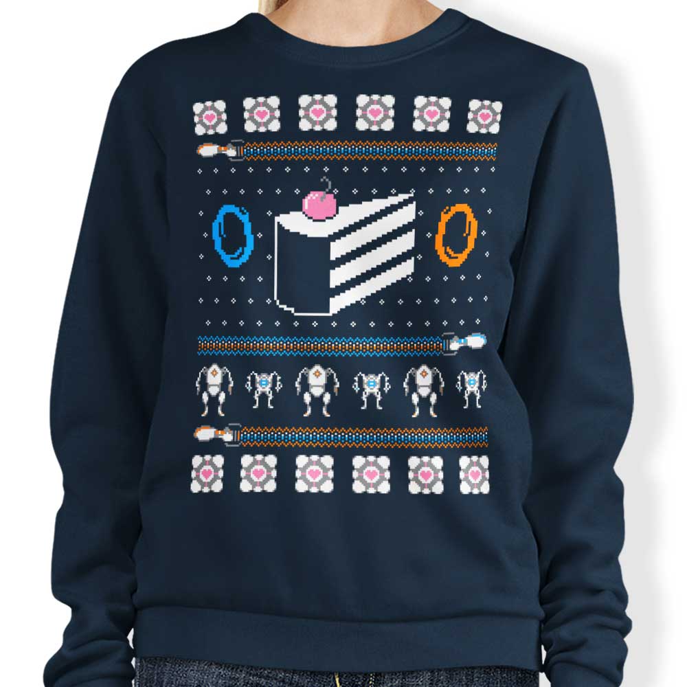 The Christmas Cake is a Lie - Adult & Kids T-Shirts, Sweatshirts & Hoodies apparel design preview 1