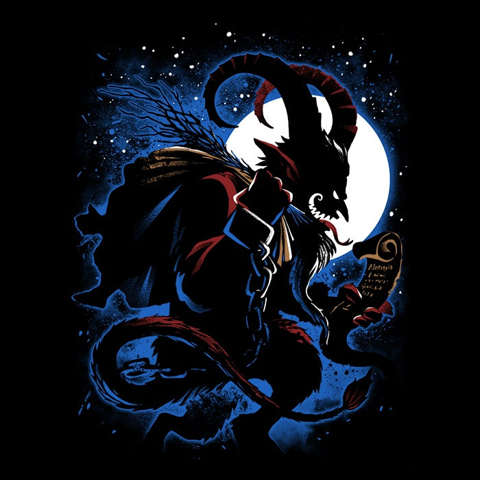 The Christmas Devil Men's V-Neck - Adult & Kids T-Shirts, Sweatshirts & Hoodies apparel design preview 2
