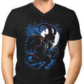 The Christmas Devil Men's V-Neck - Adult & Kids T-Shirts, Sweatshirts & Hoodies apparel design preview 1
