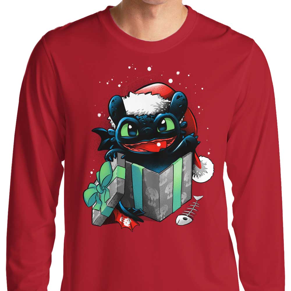 The Christmas Dragon - Adult & Kids T-Shirts, Sweatshirts & Hoodies apparel design preview 1