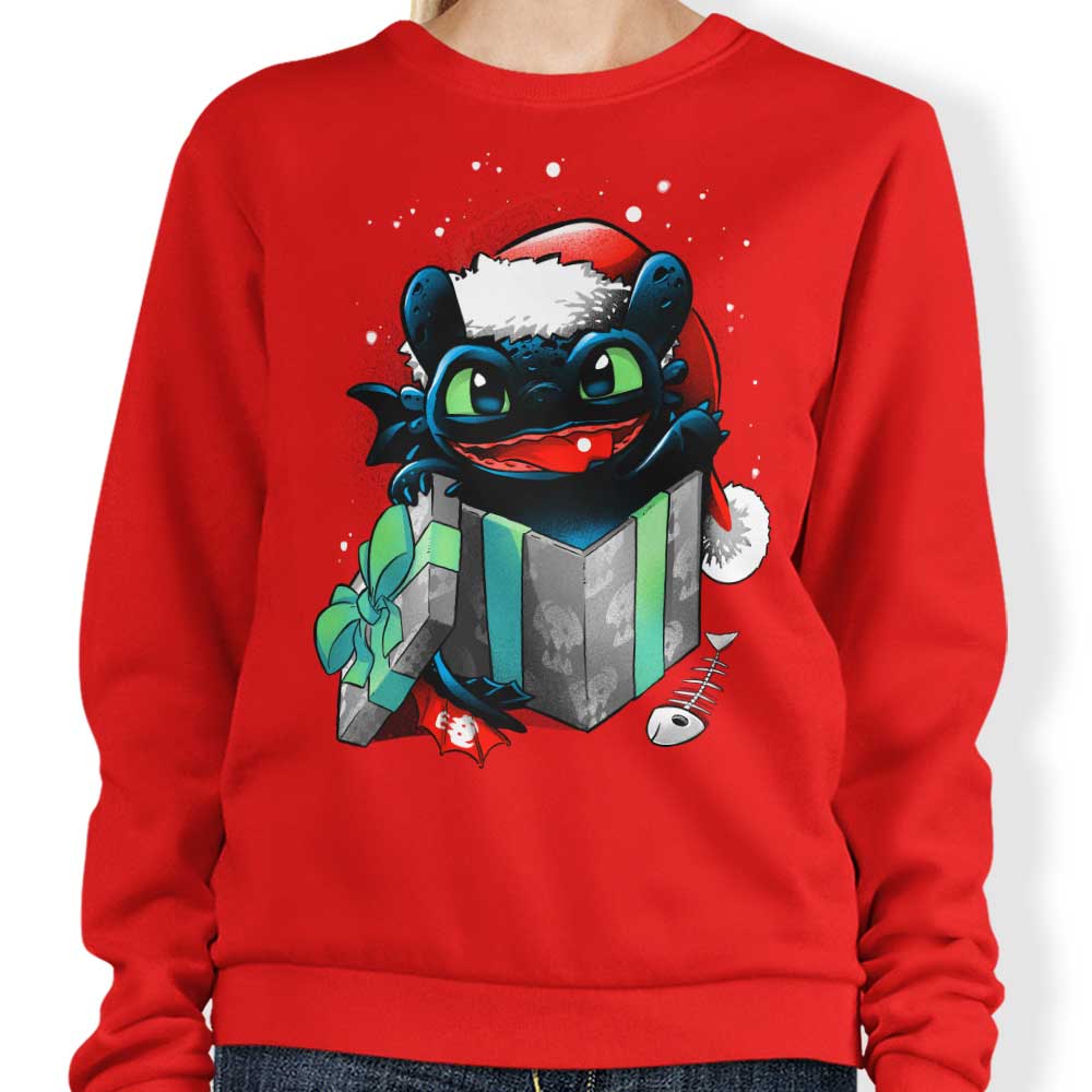 The Christmas Dragon - Adult & Kids T-Shirts, Sweatshirts & Hoodies apparel design preview 1