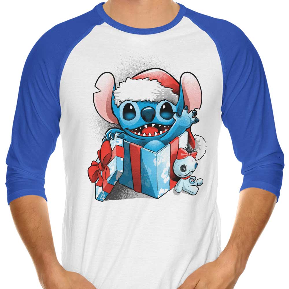 The Christmas Experiment 3/4 Sleeve Raglan - Adult & Kids T-Shirts, Sweatshirts & Hoodies apparel design preview 1