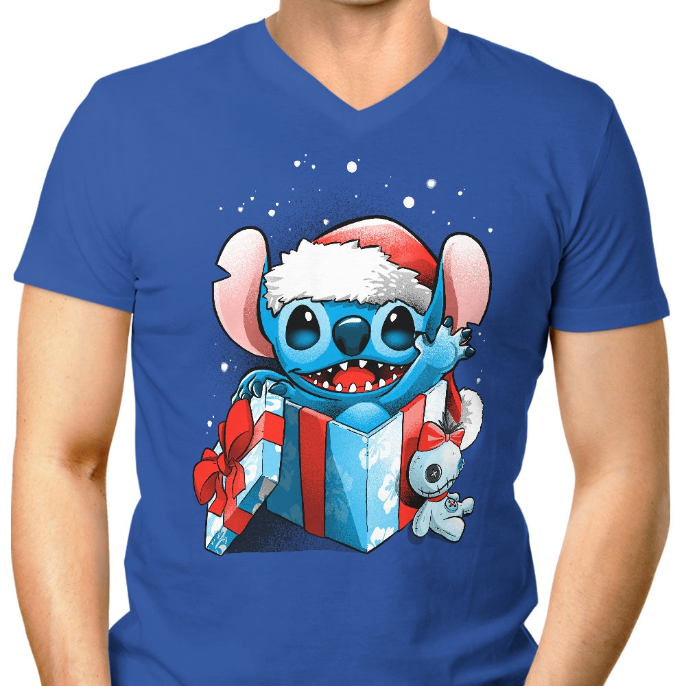 The Christmas Experiment Men's V-Neck - Adult & Kids T-Shirts, Sweatshirts & Hoodies apparel design preview 1