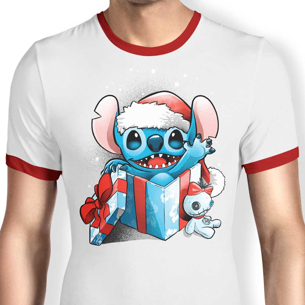 The Christmas Experiment Ringer - Adult & Kids T-Shirts, Sweatshirts & Hoodies apparel design preview 1