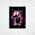 The Cowardly Poster - Adult & Kids T-Shirts, Sweatshirts & Hoodies apparel design preview 1