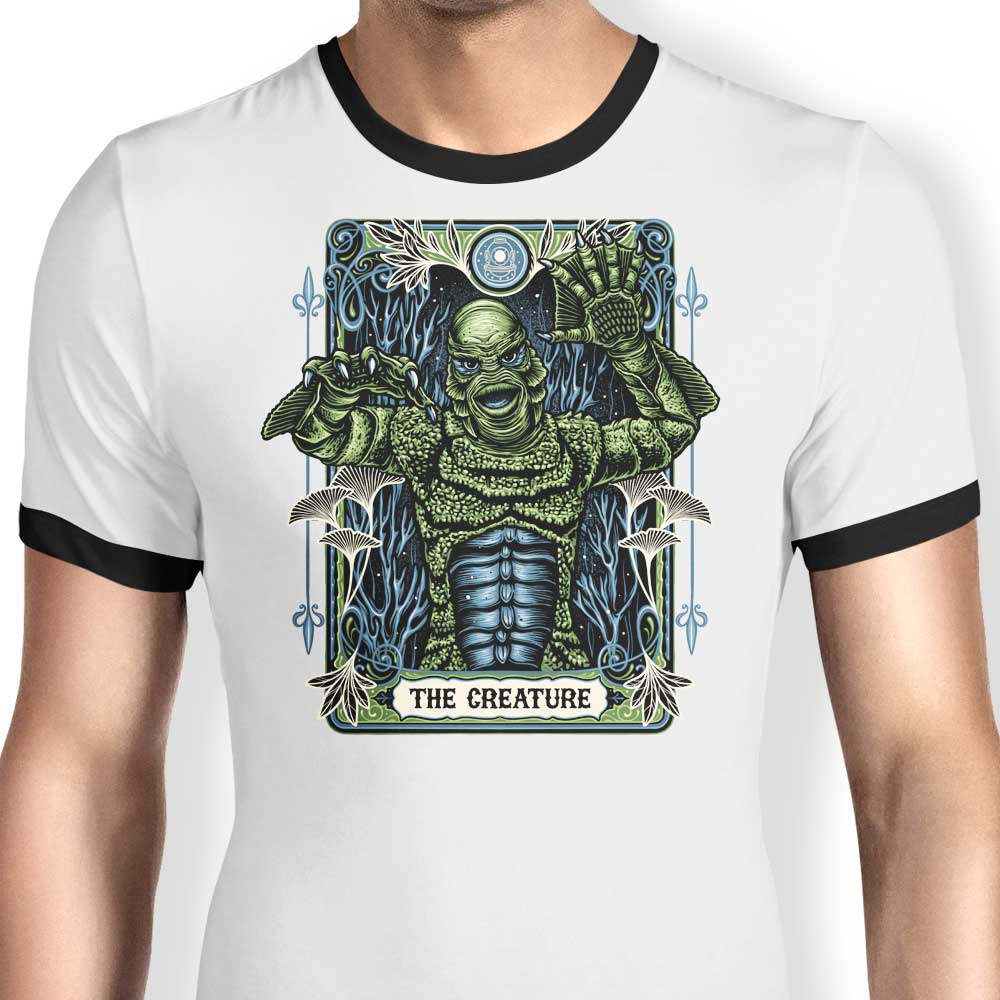 The Creature Ringer - Adult & Kids T-Shirts, Sweatshirts & Hoodies apparel design preview 1